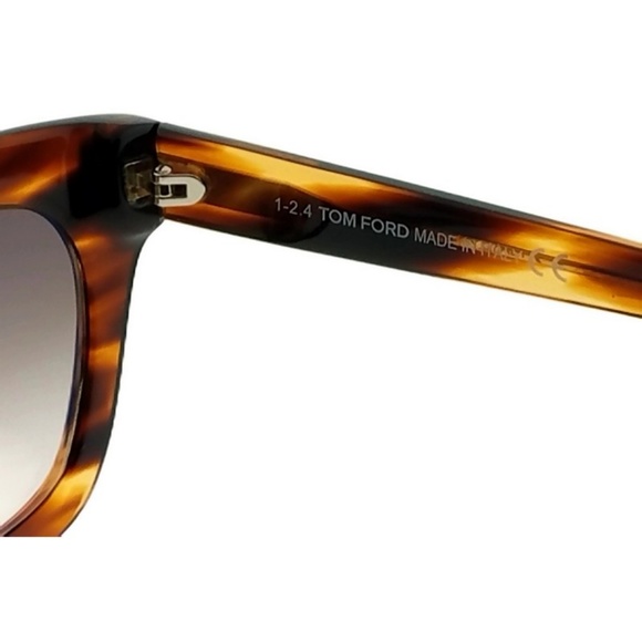 FT0361-F-50F Celina Women's Brown Frame Sunglasses - Picture 2 of 4